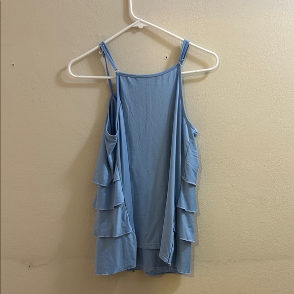 Ekouaer Layered Blue Women's Camisole - Picture 5 of 7